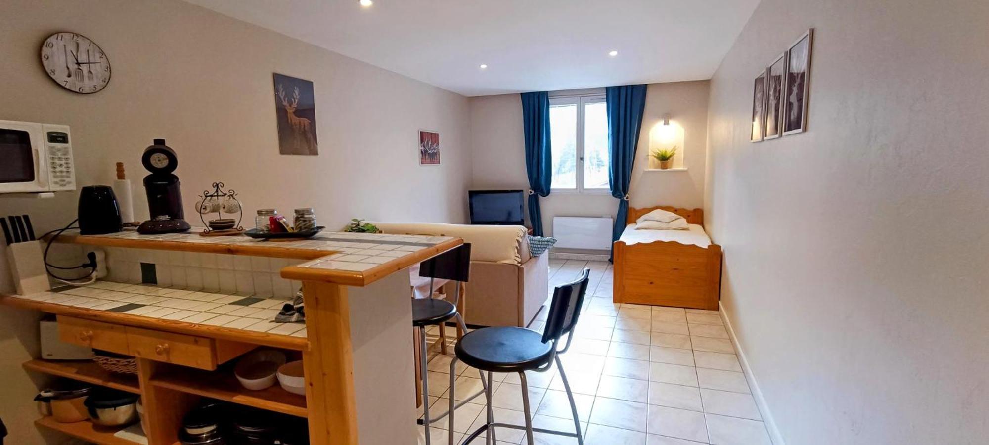 Grand Studio 3 Personnes Idealement Place Barcelonnette Exterior foto